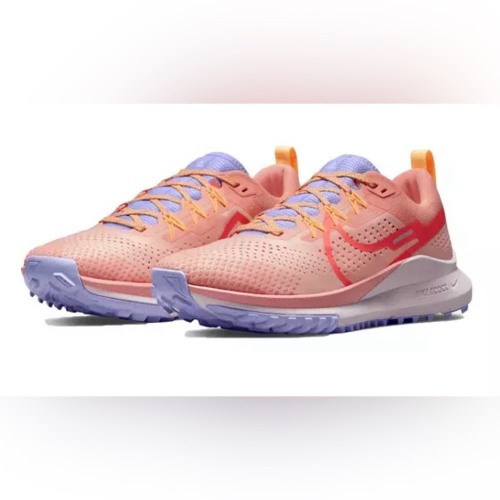 Nike Women’s React Pegasus Trail 4 Running Shoes - DJ6159-800 - Size 8.5 - New